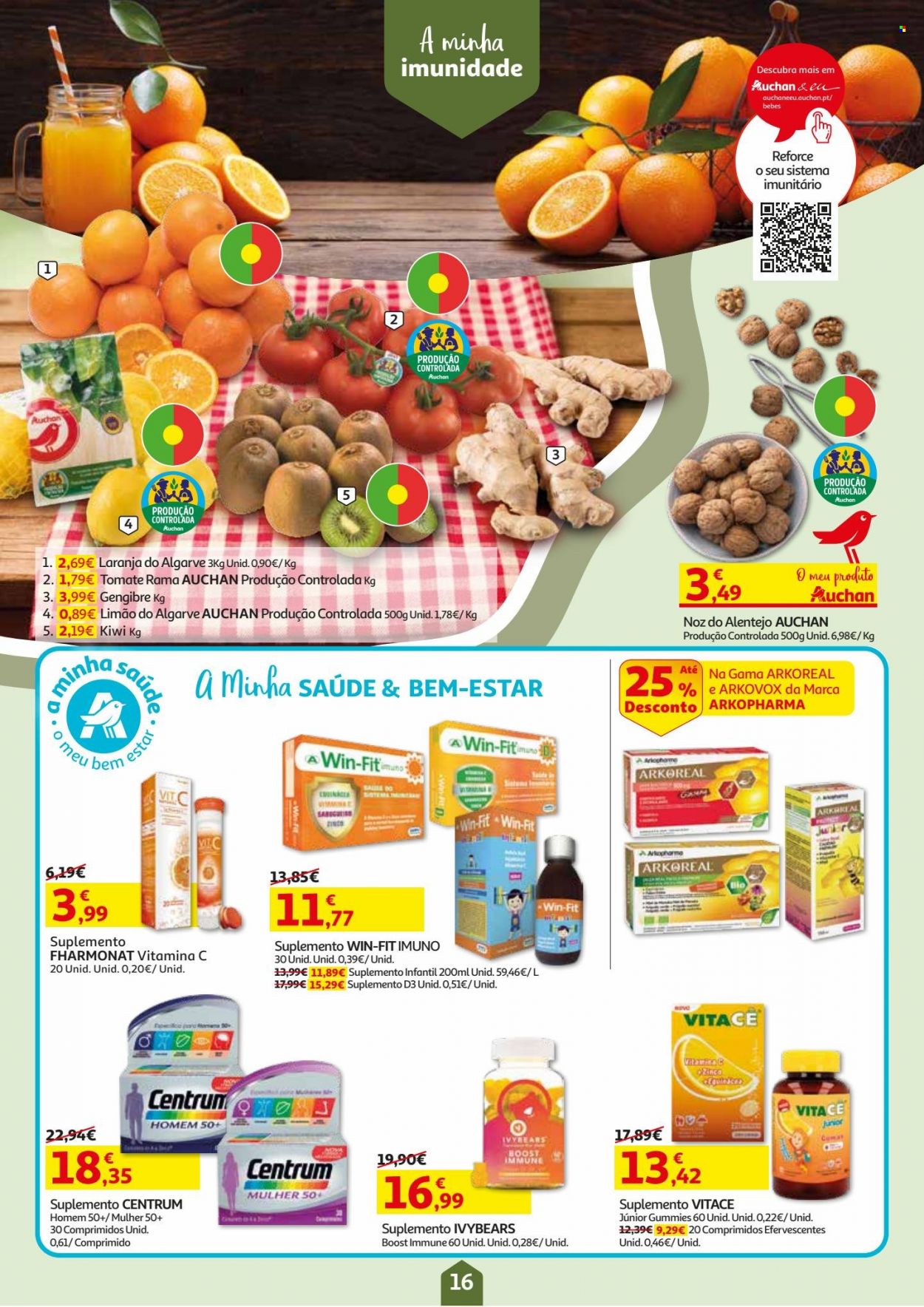 Folheto Auchan - 14.1.2022 - 31.1.2022. Página 16.