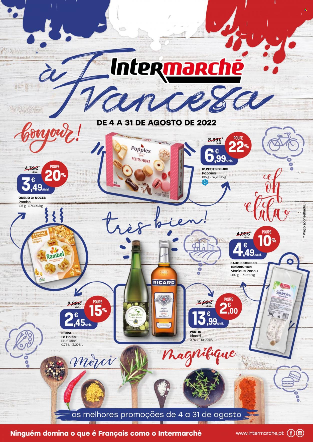 Folheto Intermarché - 4.8.2022 - 31.8.2022.