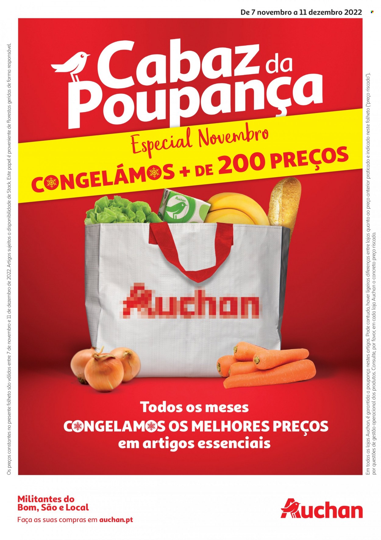 Folheto Auchan - 7.11.2022 - 11.12.2022.