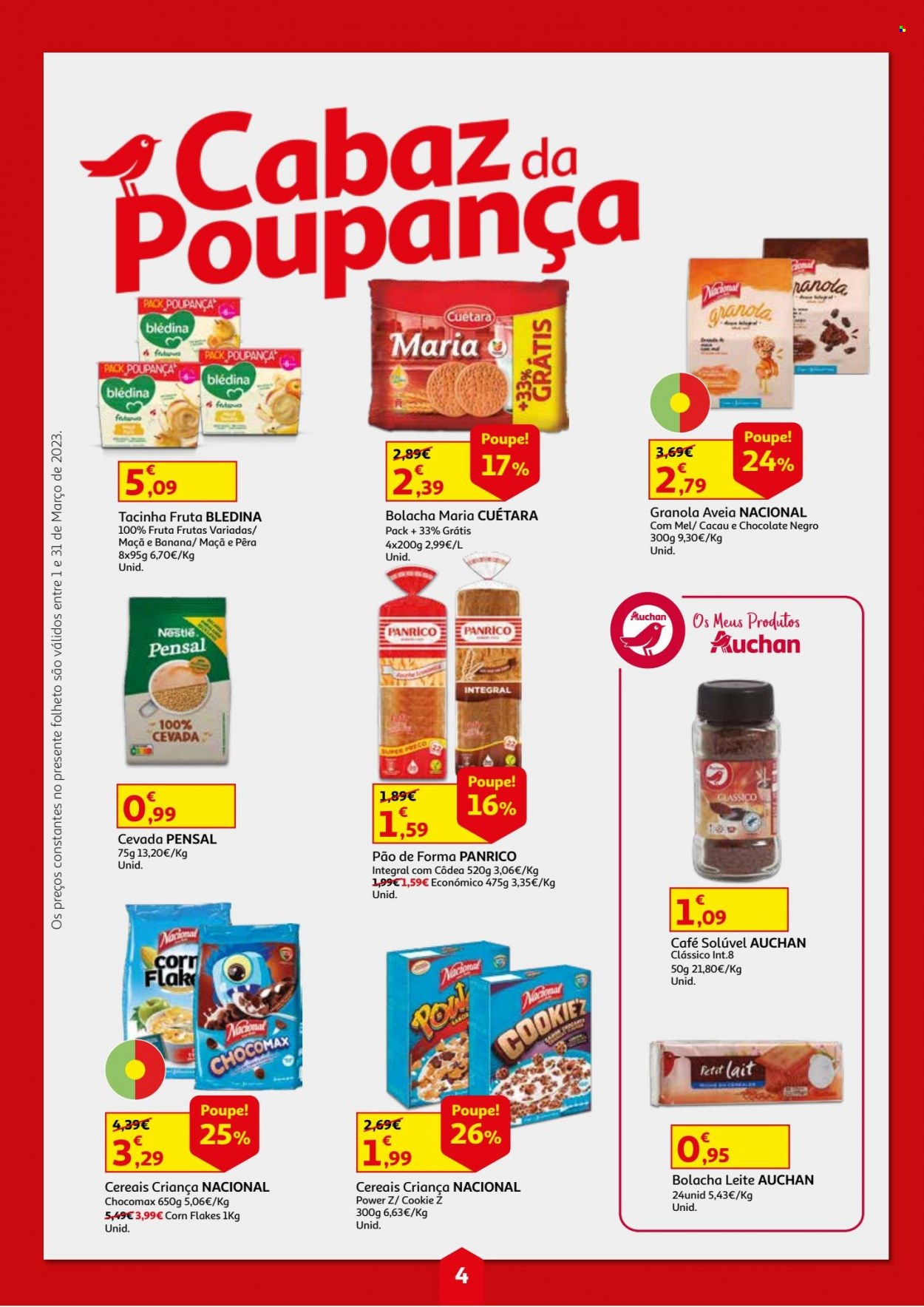 Folheto Auchan - 1.3.2023 - 31.3.2023.