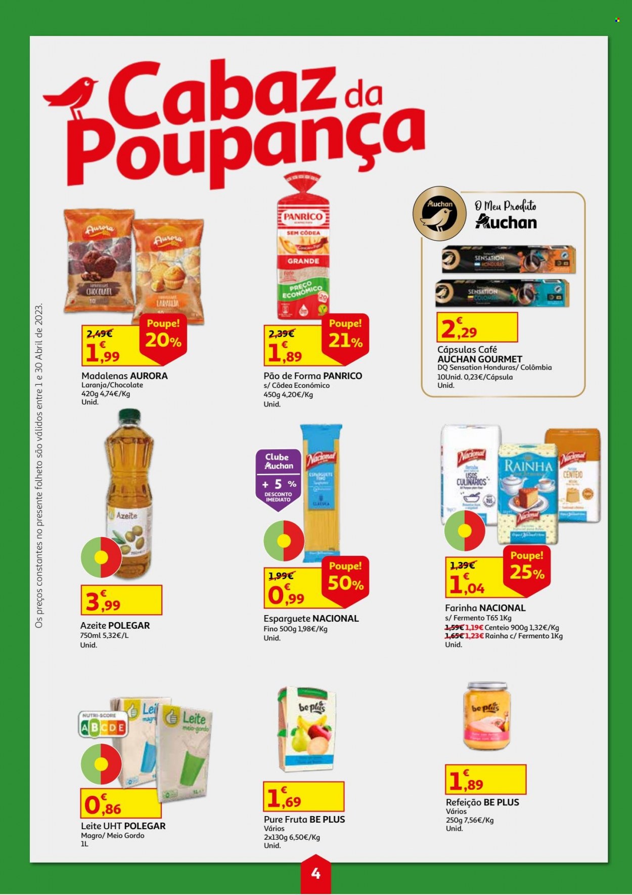 Folheto Auchan - 1.4.2023 - 30.4.2023.