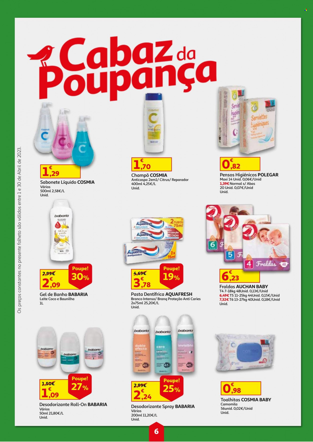 Folheto Auchan - 1.4.2023 - 30.4.2023.