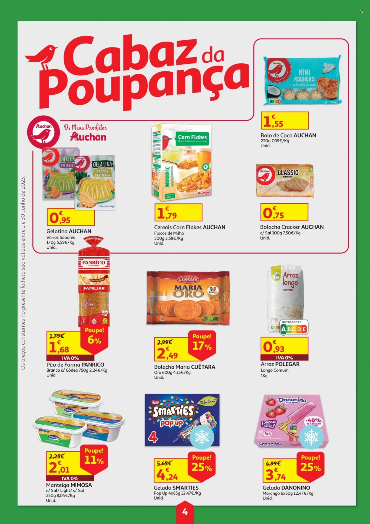 Folheto Auchan - 1.6.2023 - 30.6.2023.