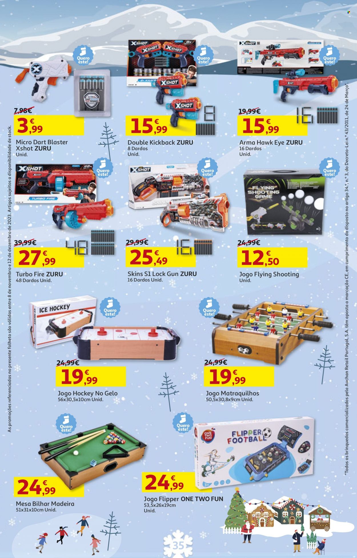 Folheto Auchan  - 8.11.2023 - 12.12.2023.