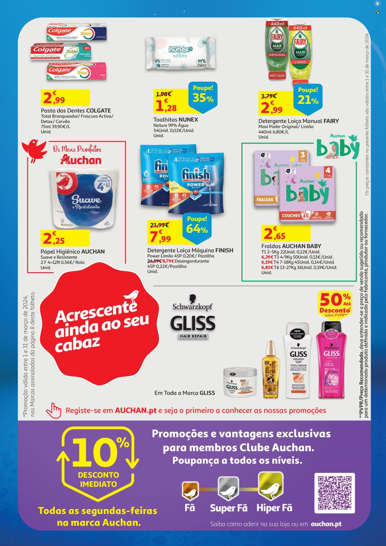 Folheto Auchan - 1.3.2024 - 31.3.2024.
