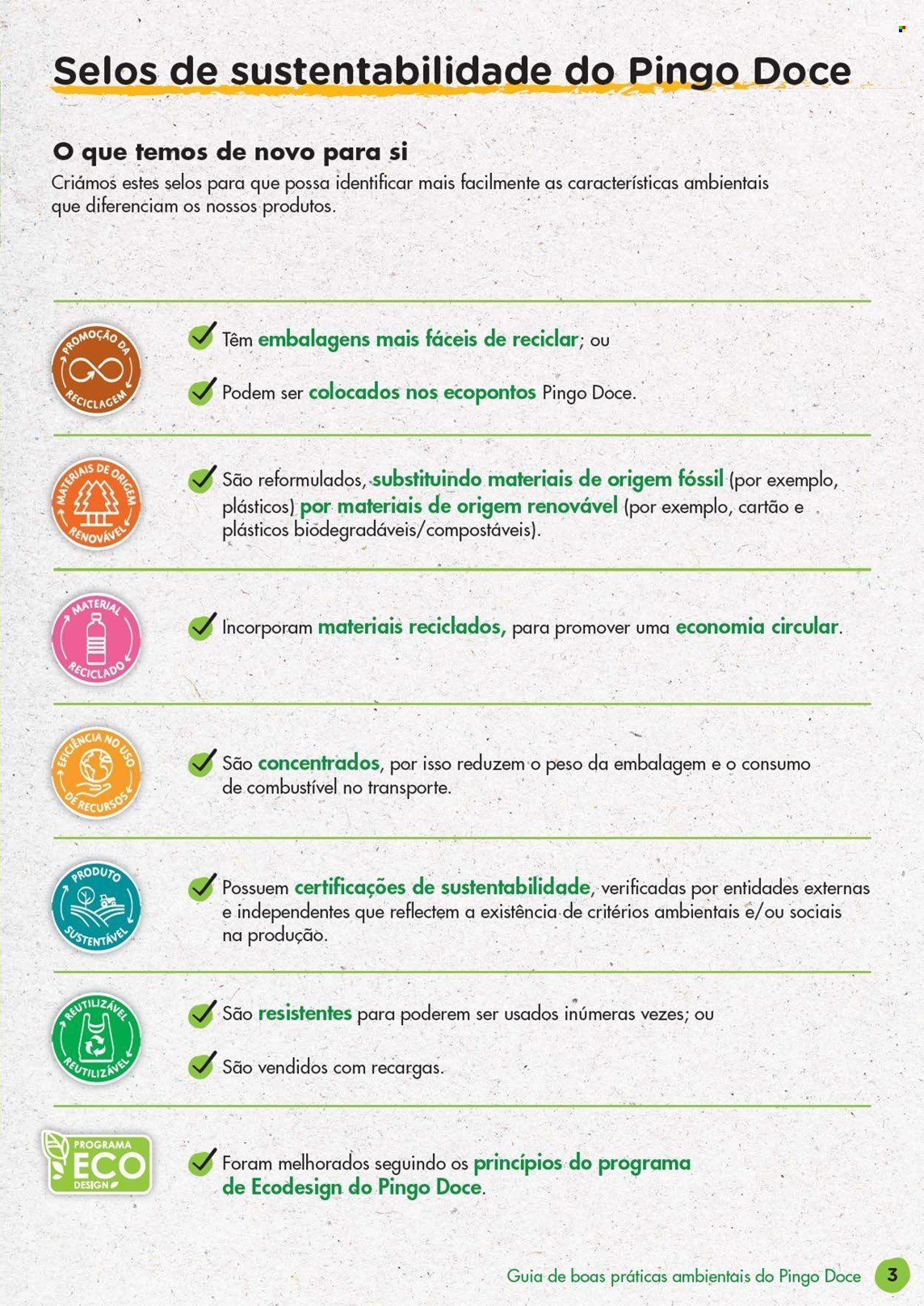 Folheto Pingo Doce.