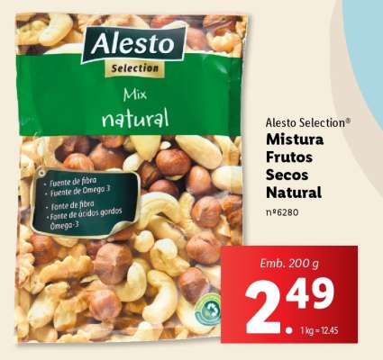 Alesto Selection Mistura Frutos Secos Natural