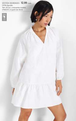 VESTIDO BORDADO
