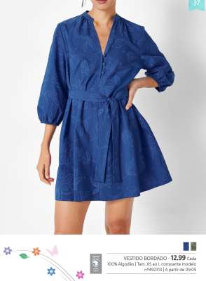 VESTIDO BORDADO