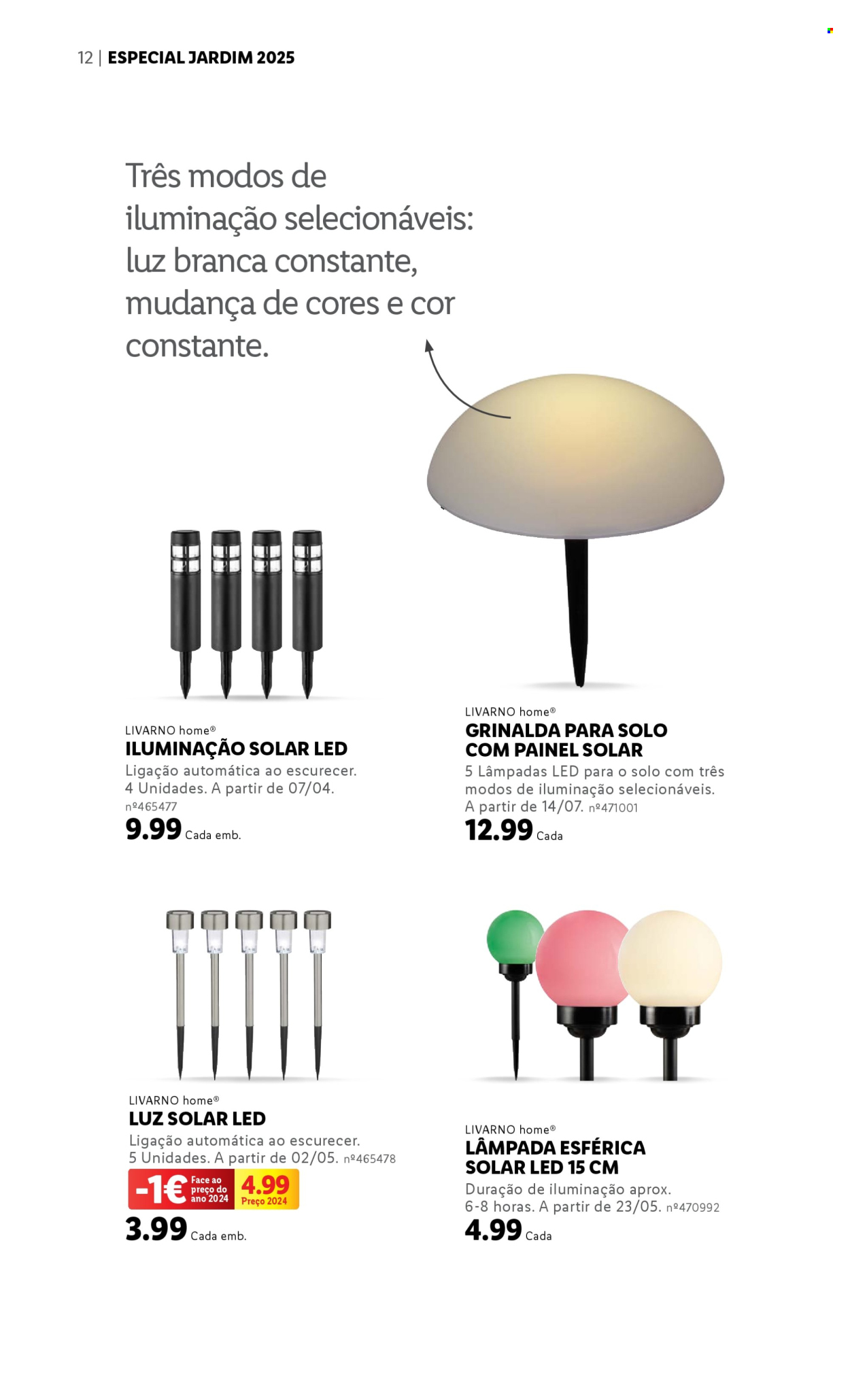 Folheto Lidl.