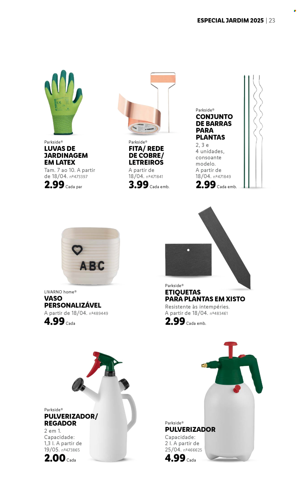 Folheto Lidl.