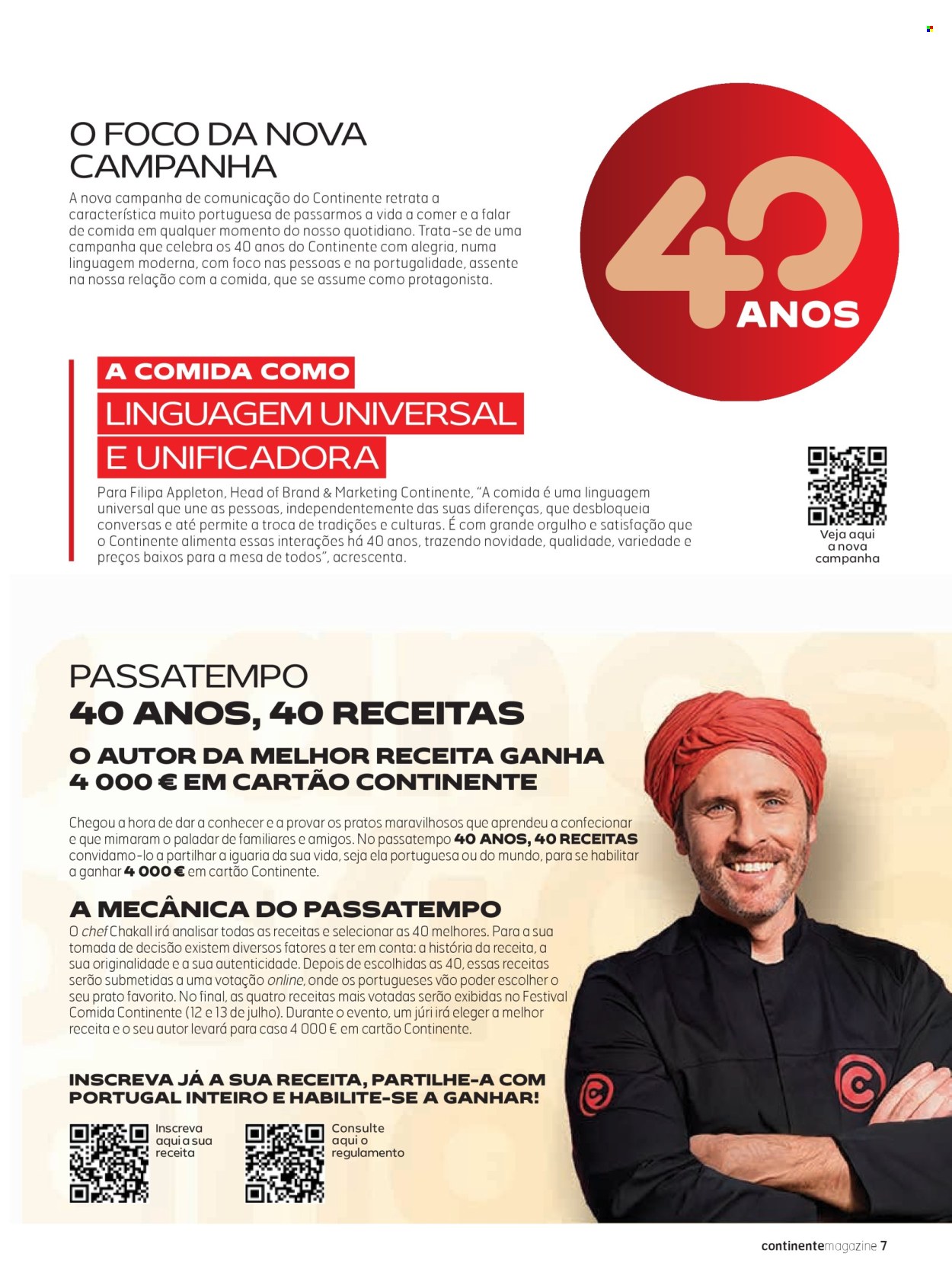 Folheto Continente - 8.4.2025 - 7.7.2025.