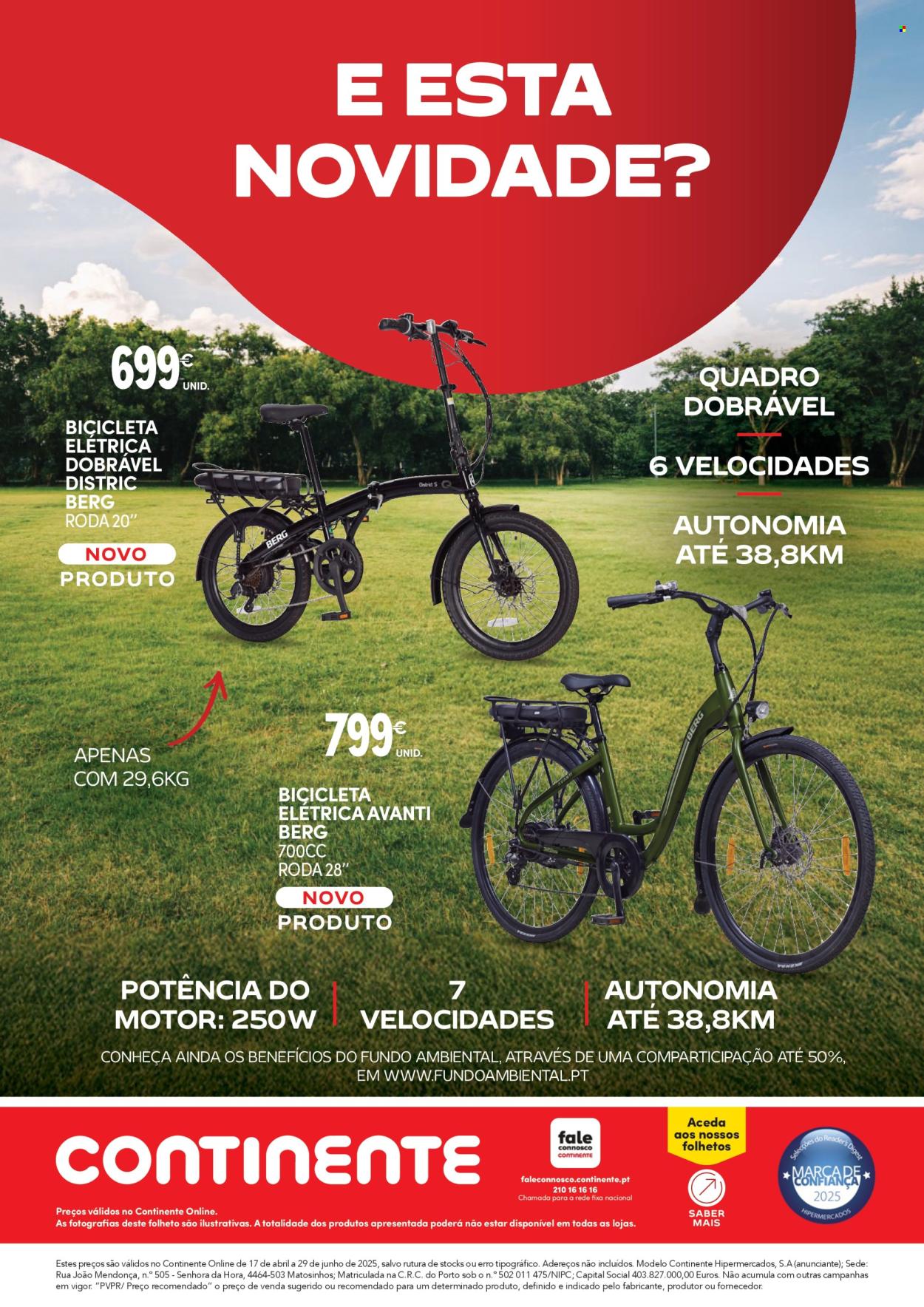 Folheto Continente - 17.4.2025 - 29.6.2025.