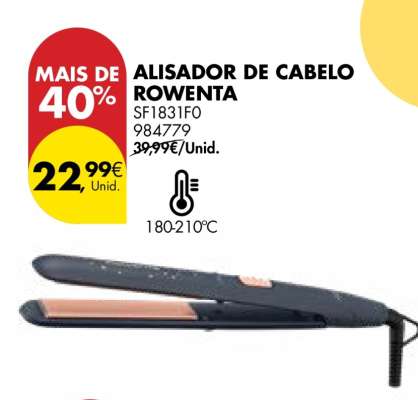 Alisador de Cabelo Rowenta