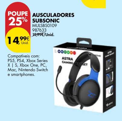 AUSCULADORES SUBSONIC