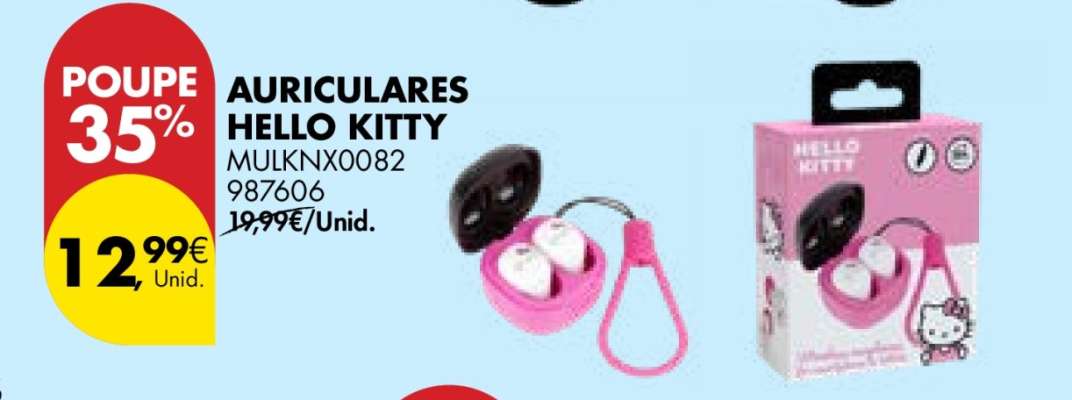 Auriculares Hello Kitty