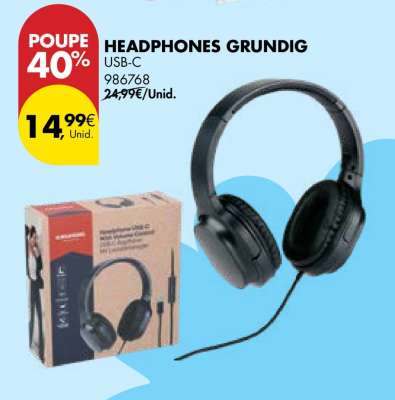 HEADPHONES GRUNDIG