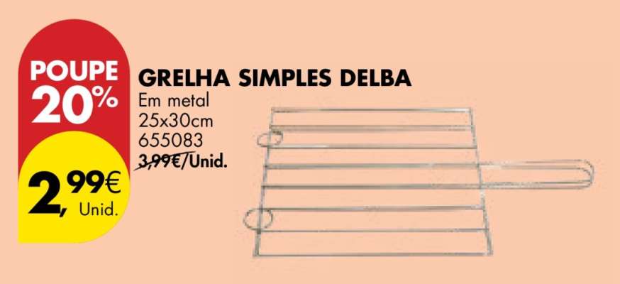 GRELHA SIMPLES DELBA