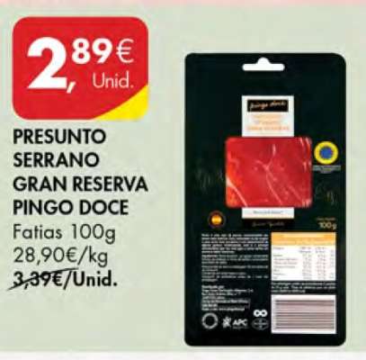 PRESUNTO SERRANO GRAN RESERVA PINGO DOCE