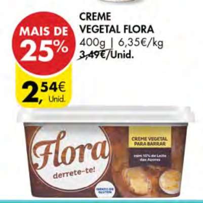 CREME VEGETAL FLORA