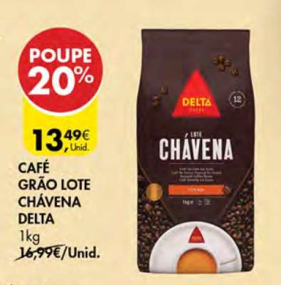 CAFÉ GRÃO LOTE CHÁVENA DELTA