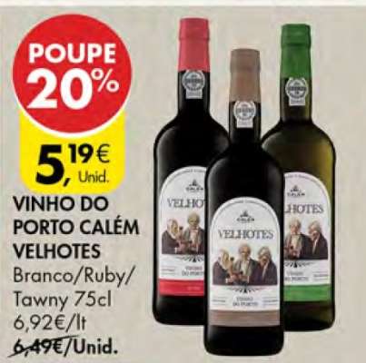 VINHO DO PORTO CÁLEM VELHOTES