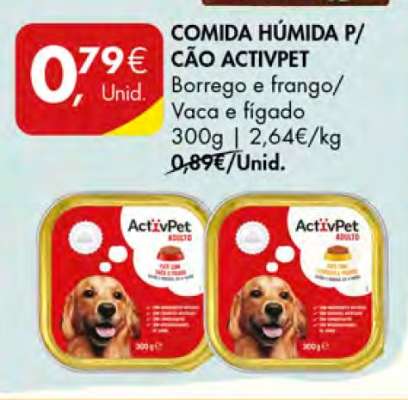 Comida Húmida P/Cão Activpet