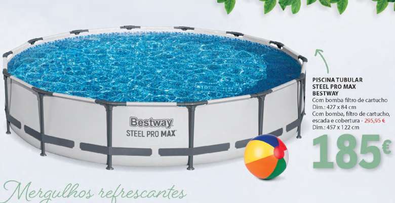 Piscina Tubular Steel Pro Max Bestway