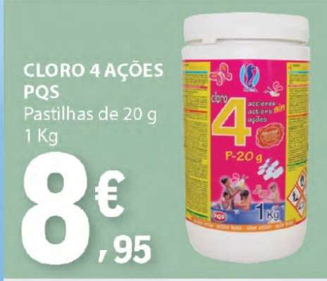 CLORO 4 AÇÕES PQS
