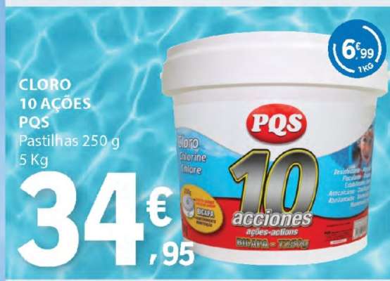 CLORO 10 AÇÕES PQS