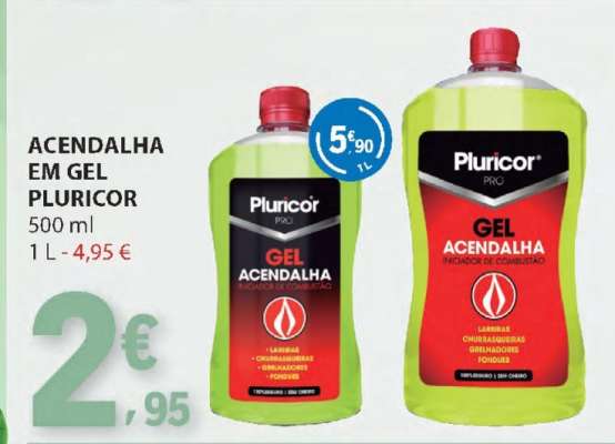 Acendalha em Gel Pluricor