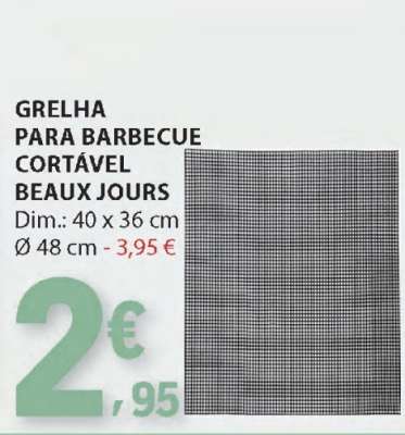 Grelha para Barbecue Cortável Beaux Jours