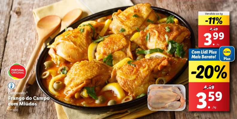 Frango do Campo com Miúdos