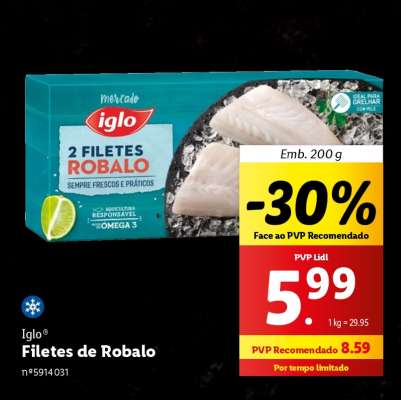 Iglo Filetes de Robalo