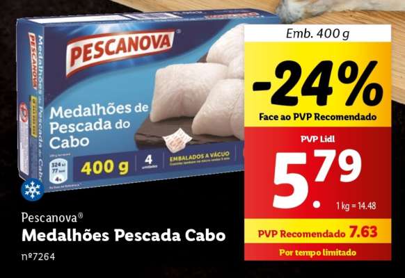 Pescanova Medalhões Pescada Cabo