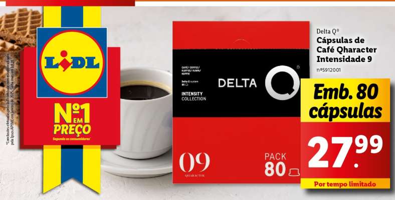 Delta Q Cápsulas de Café Qharacter Intensidade 9