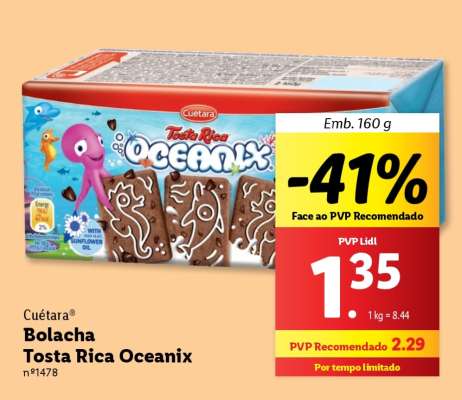 Bolacha Tosta Rica Oceanix
