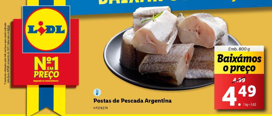 Postas de Pescada Argentina