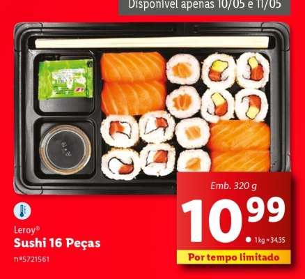 Sushi 16 Peças
