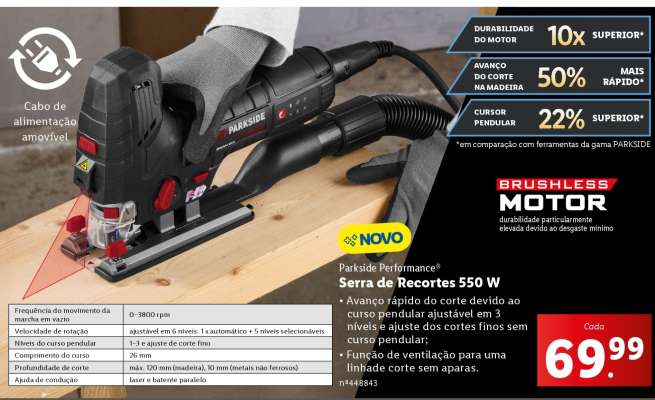 Serra de Recortes 550 W