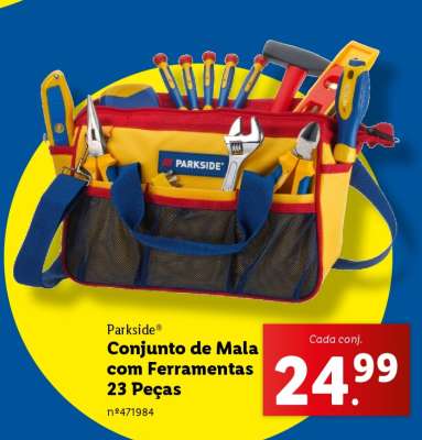 Conjunto de Mala com Ferramentas 23 Peças