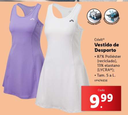 Vestido de Desporto