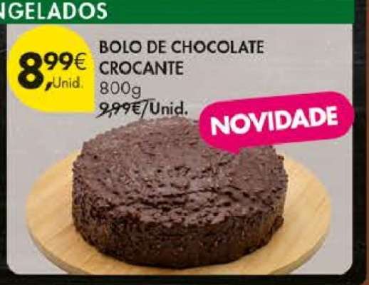BOLO DE CHOCOLATE CROCANTE