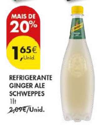 Refrigerante Ginger Ale Schweppes 1L