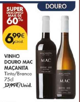 VINHO DOURO MAC MAÇANITA Tinto/Branco 75cl