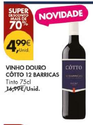 VINHO DOURO CÔTTO 12 BARRICAS