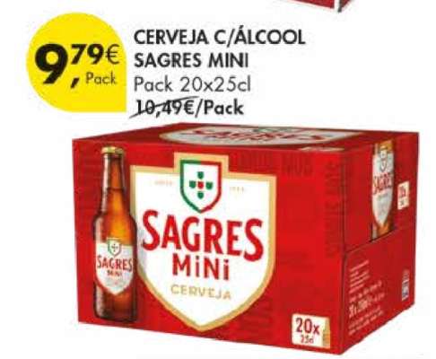 CERVEJA C/ ÁLCOOL SAGRES MINI