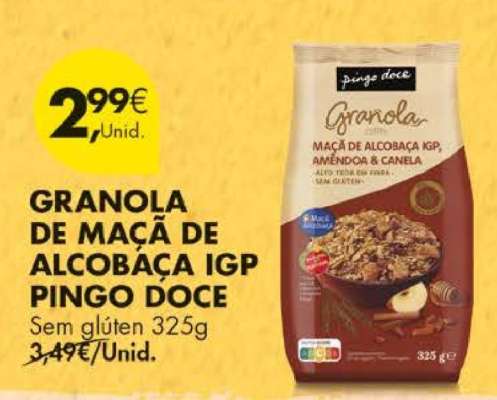 Granola de Maçã de Alcobaça IGP Pingo Doce