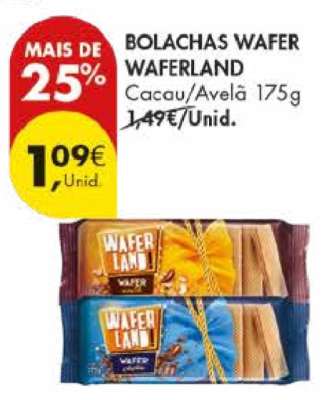 Bolachas Wafer Waferland