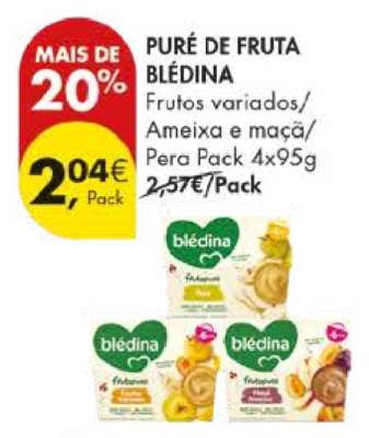 PURÉ DE FRUTA BLÉDINA